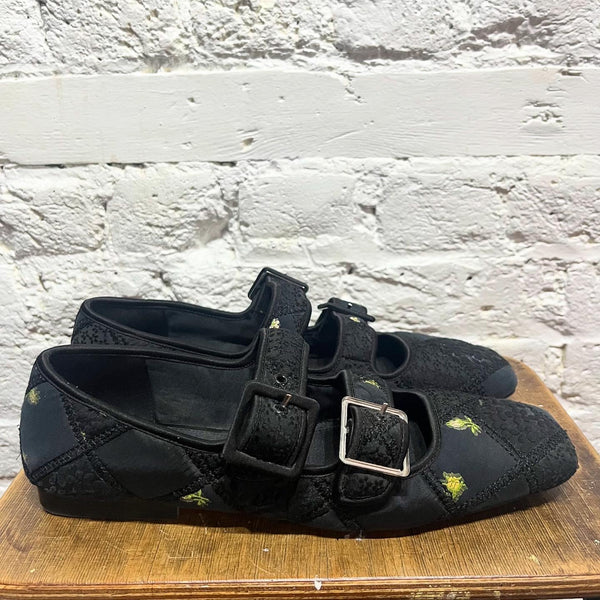 CECILIE BAHNSEN
BLACK SANDALS 
SIZE 40/7UK