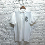 ALEXANDER MCQUEEN 
WHITE COTTON POLO