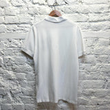 ALEXANDER MCQUEEN 
WHITE COTTON POLO