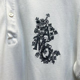 ALEXANDER MCQUEEN 
WHITE COTTON POLO