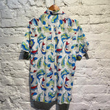 KENZO FISH PRINT S/S SHIRT