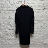 CHANEL VINTAGE BLACK FROCK COAT