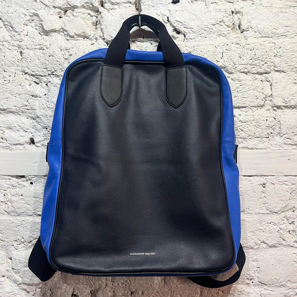 ALEXANDER MCQUEEN
NAVY/BLUE LEATHER RUCKSACK BAG