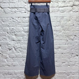 RICHARD CHAI
BLUE COTTON WIDE LEG TROUSERS