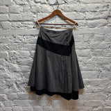 SENSOUNICO	GREY CHECK SKIRT