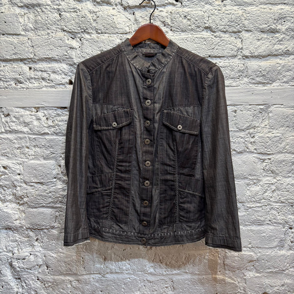 MARITHE FRANCOIS GIRBAUD	LIGHT DENIM SHIRT