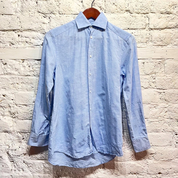WITH NOTHING UNDERNEATH ORGANIC COTTON/LINEN SHIRT