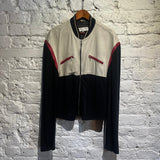 JOSLYN CLARKE	VINTAGE LEATHER/ JERSEY JACKET