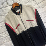 JOSLYN CLARKE	VINTAGE LEATHER/ JERSEY JACKET