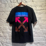 OFF WHITE 2019 BLACK PRINT T-SHIRT