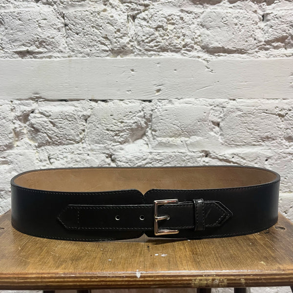 KENZO 
BLACK LEATHER BELT