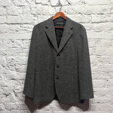 ISSEY MIYAKE
GREY MELANGE KNIT JACKET