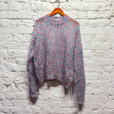 ACNE STUDIOS
PINK/BLUE/WHITE KNIT 
SIZE S