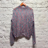 ACNE STUDIOS
PINK/BLUE/WHITE KNIT 
SIZE S