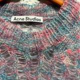 ACNE STUDIOS
PINK/BLUE/WHITE KNIT 
SIZE S