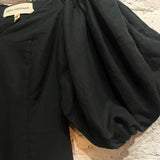 MARA HOFFMAN
BLACK PUFF SLEEVE DRESS
SIZE 4