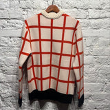 JW ANDERSON
CREAM/RED GRID KNIT