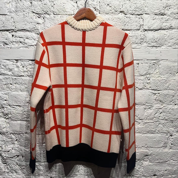 JW ANDERSON
CREAM/RED GRID KNIT