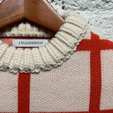 JW ANDERSON
CREAM/RED GRID KNIT