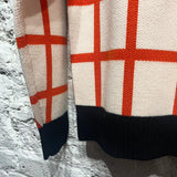 JW ANDERSON
CREAM/RED GRID KNIT