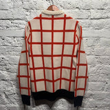 JW ANDERSON
CREAM/RED GRID KNIT