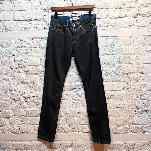 ALEXANDER MCQUEEN 
MCQ
BLUE/BLACK SKINNY JEAN