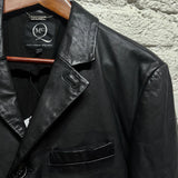 ALEXANDER MCQUEEN
MCQ
BLACK LEATHER JACKET 3 BUTTON