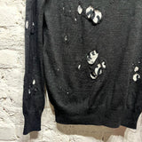 ALEXANDER MCQUEEN
MCQ 
BLACK/WHITE PRINT SWEATER