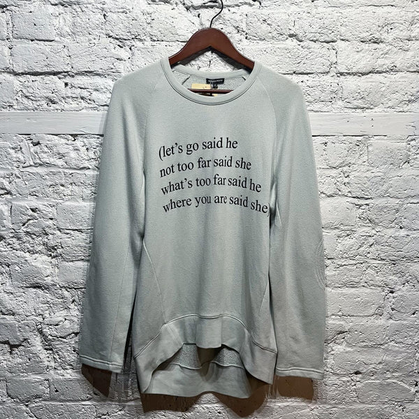 ANN DEMULEMEESTER
LIGHT GREY POEM SWEATER