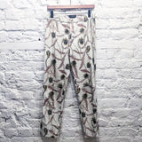 ISABEL MARANT
LEATHER FLORAL TROUSERS