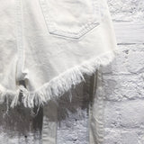 MARQUES ALMEIDA
WHITE DENIM COTTON SHORTS