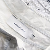 MARQUES ALMEIDA
WHITE DENIM COTTON SHORTS