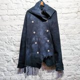 FLOC
INDIGO OVERDYED DOUBLE BREASTED JACKET