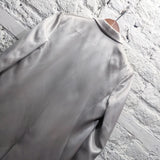 JIL SANDER
SILVER SATIN FROCK COAT