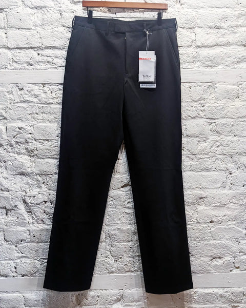 PRADA SPORT BLACK COTTON TROUSERS – STORM IN A TEACUP PRADA SPORT BLACK COTTON TROUSERS – STORM IN A TEACUP