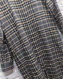 GANNI 
COTTON CHECK SHIRT DRESS