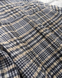 GANNI 
COTTON CHECK SHIRT DRESS