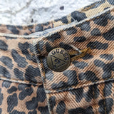 GUESS 
GEORGE MARCIANO
LEOPARD PRINT JEANS