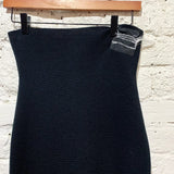 OUR LEGACY	
BLACK KNIT TUBE BUTTON DRESS
Size 36