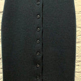 OUR LEGACY	
BLACK KNIT TUBE BUTTON DRESS
Size 36