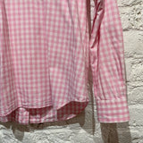 COMME DES GARÇONS GIRL
PINK/WHITE  GINGHAM
BUTTON BACK SHIRT
S