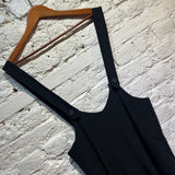 EMPORIO ARMANI BLACK JUMPSUIT WITH BRACES