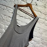 KIKO KOSTADINOV GREY/BLACK/GREEN VEST TOP