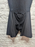 SACAI
BLUE KNIT TOP/BLACK SATIN SHORTS COMBO DRESS