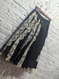 SIMONE ROCHA
BLACK SHEER/WHITE LACE RUCHED SKIRT