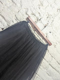 SIMONE ROCHA
BLACK SHEER/WHITE LACE RUCHED SKIRT