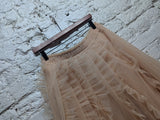 SIMONE ROCHA X H&M
NUDE SHEER FRILL RUCHED SKIRT