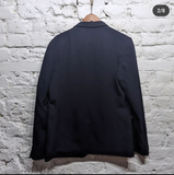 COMME DES GARÇONS HOMME NAVY TWILL JACKET WITH CAMO LINING