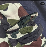 COMME DES GARÇONS HOMME NAVY TWILL JACKET WITH CAMO LINING