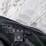THEORY
LEATHER AND WOOL DRESS